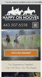 Mobile Screenshot of happyonhooves.com